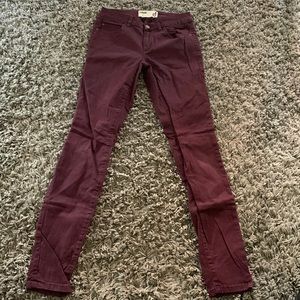 Womens Garage Hi-Waist Skinny Jeans